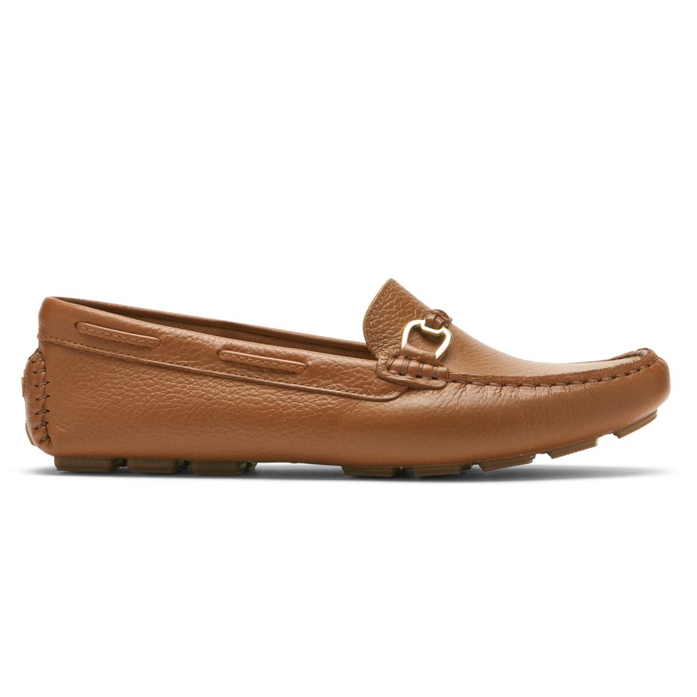 Rockport Canada Bayview Driver - Womens Loafers Brown (CWF691578)